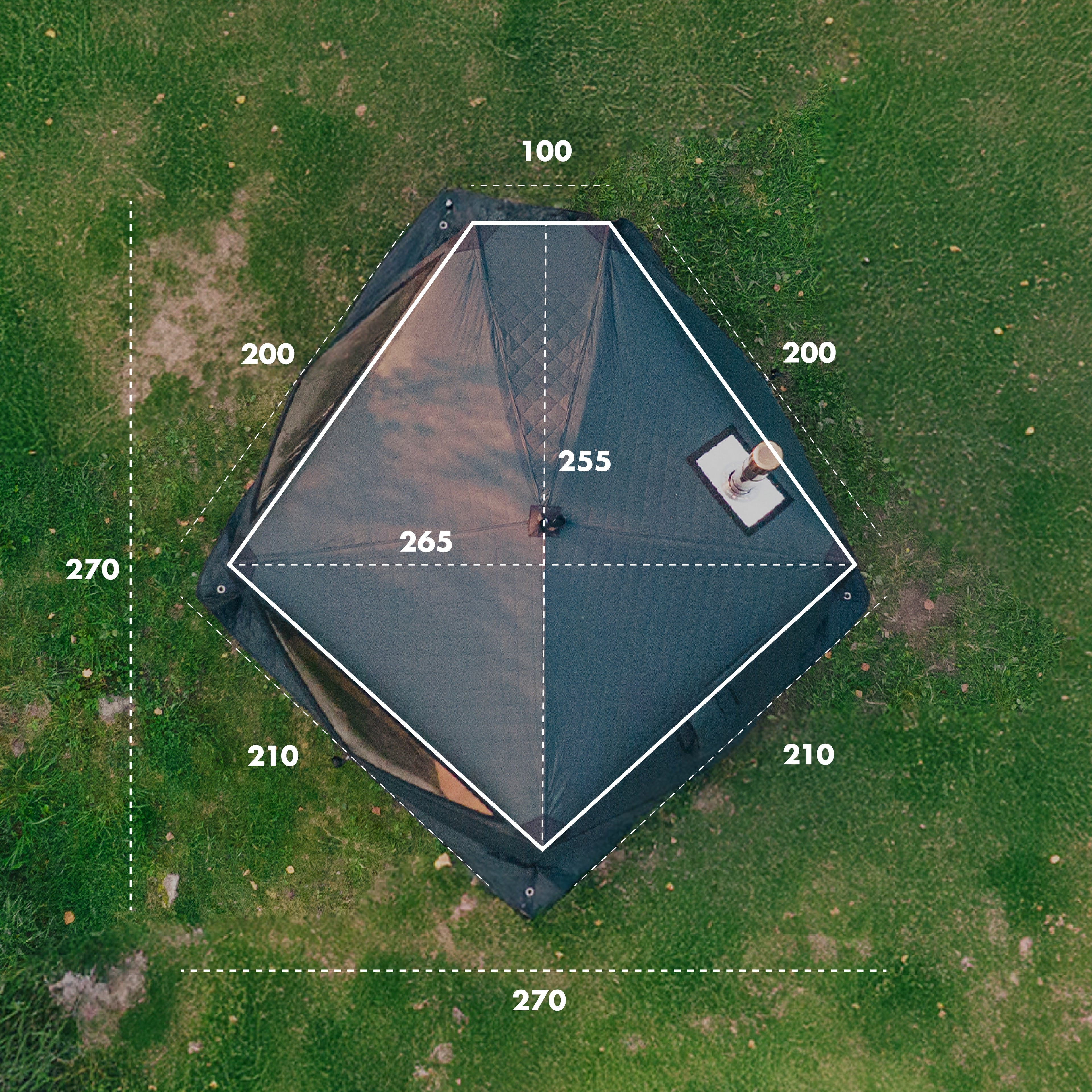 Näver Sauna Tent Kit — Plus