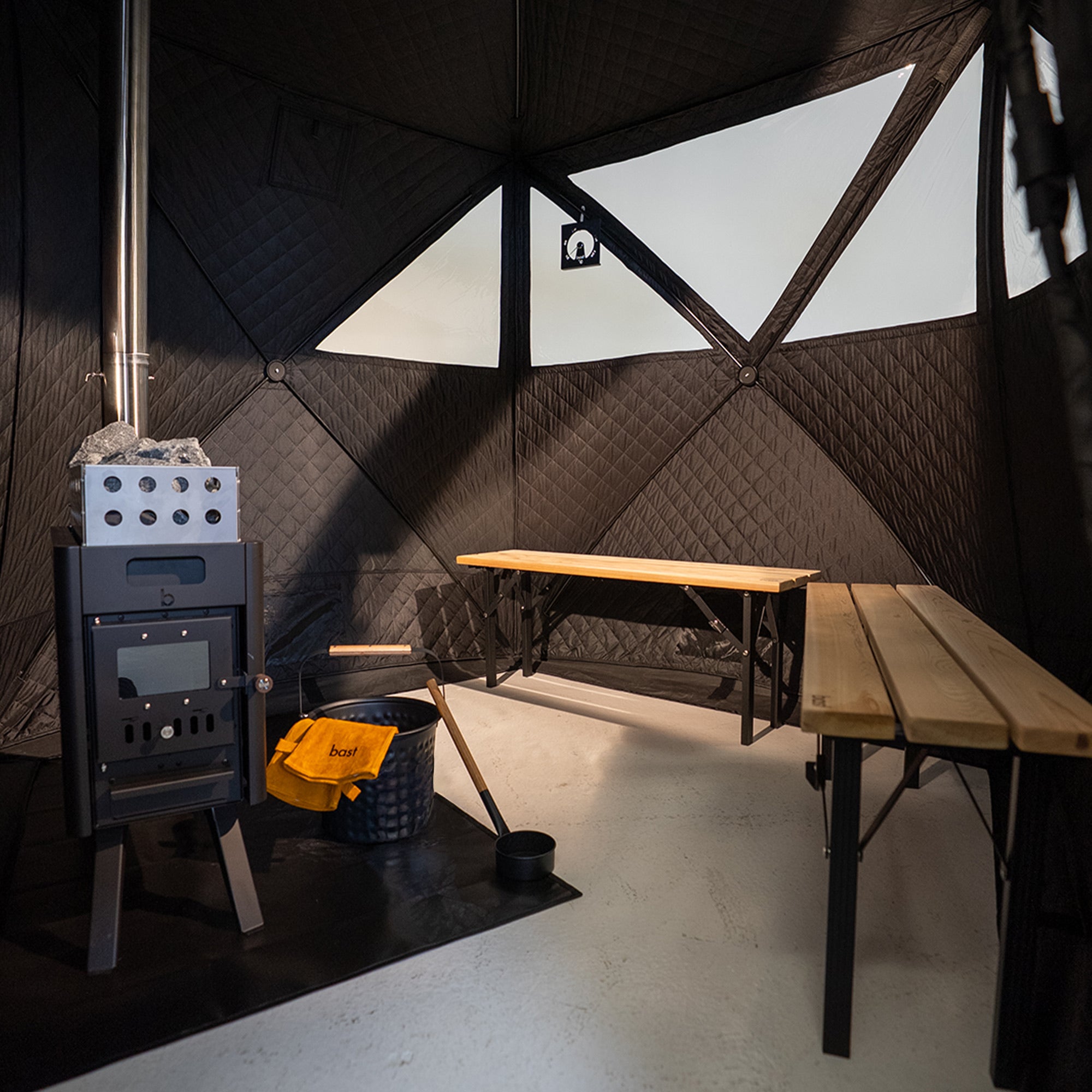 Näver Sauna Tent Kit — Deluxe