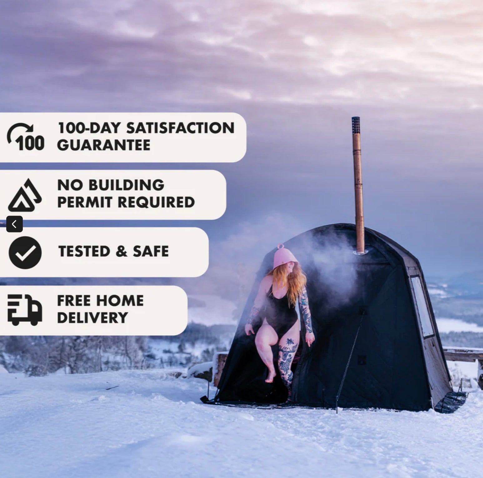 Löv Sauna Tent Kit — Basic