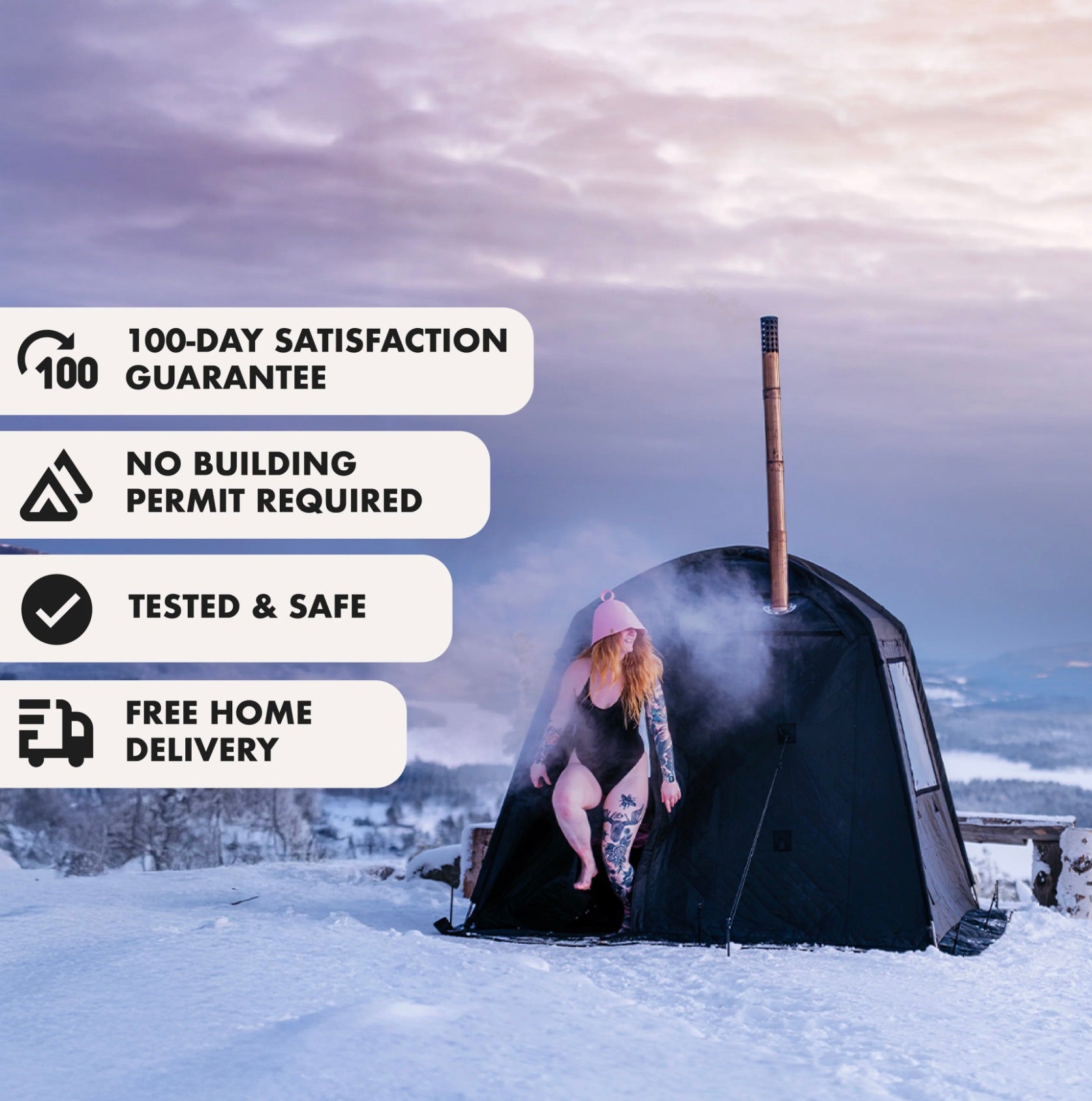 Löv Sauna Tent Kit — Basic